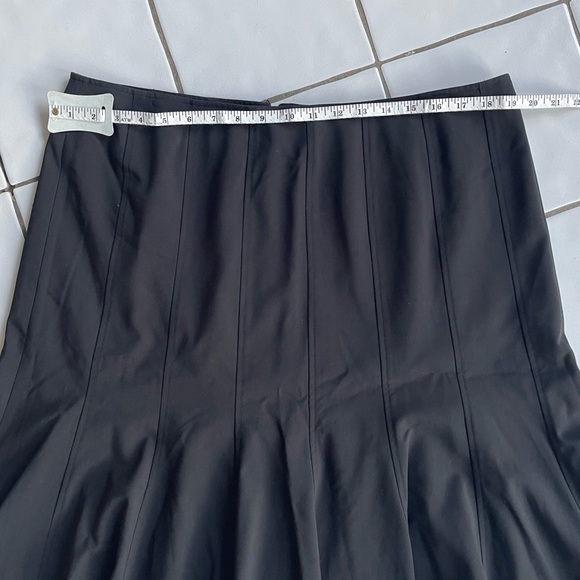 NWOT Alfani Fit and Flare Solid Black Skirt - Picture 3 of 6